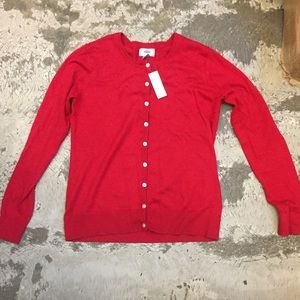 Never worn, with tag,Old Navy, small, red cardigan